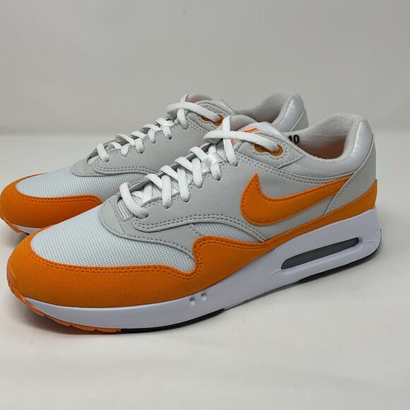Nike Air Max 1  Nike Air Max 1 86 OG Golf Shoes White Grey Orange DV1403-118 Men 10 Golf Cleats